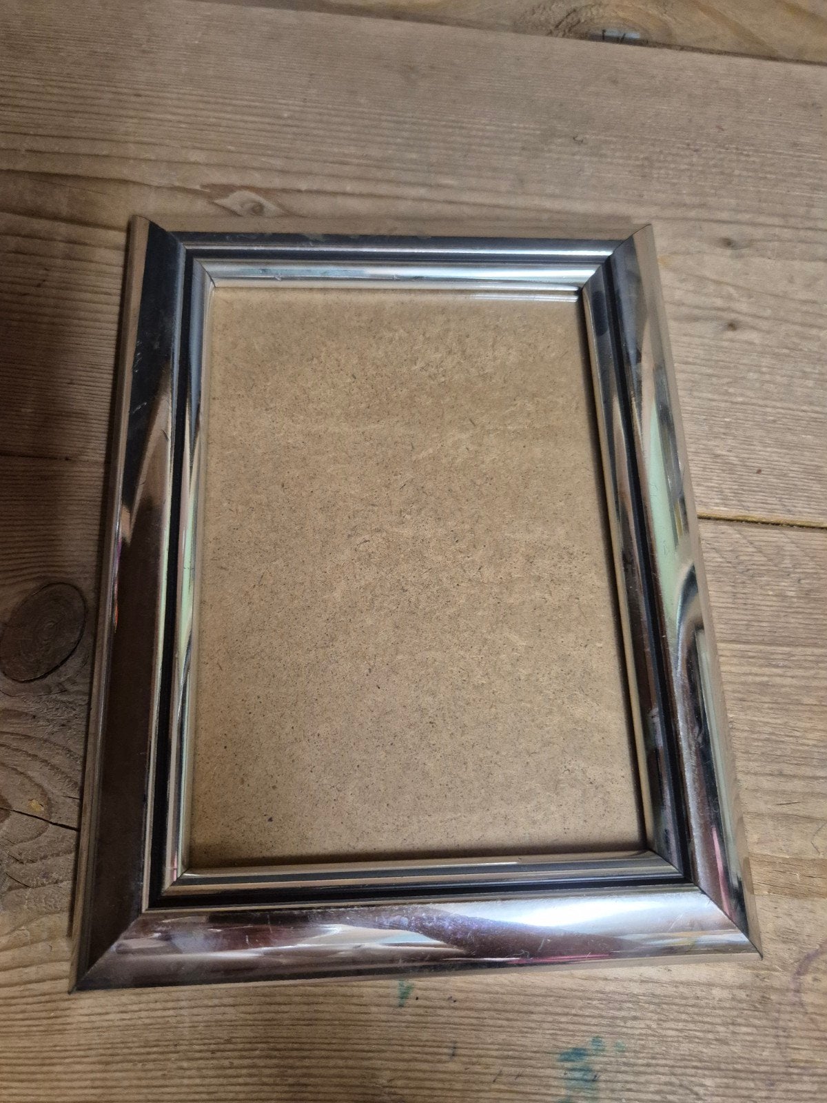 Zilverkleurige fotolijst voor foto's, Ophalen of Verzenden, Gebruikt