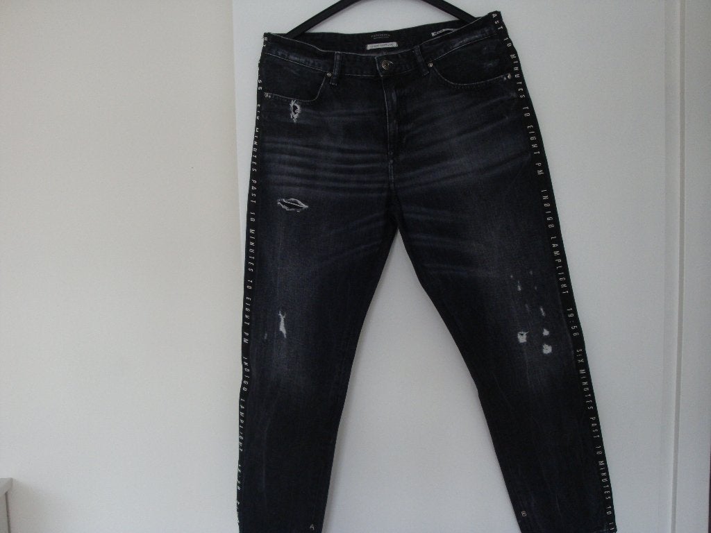 Jeansmaat 31 lengte 32. Zwarte SCOTCH & SODA boyfriend jeans, Zwart, Scotch & Soda, Ophalen of Verzenden, Zo goed als nieuw