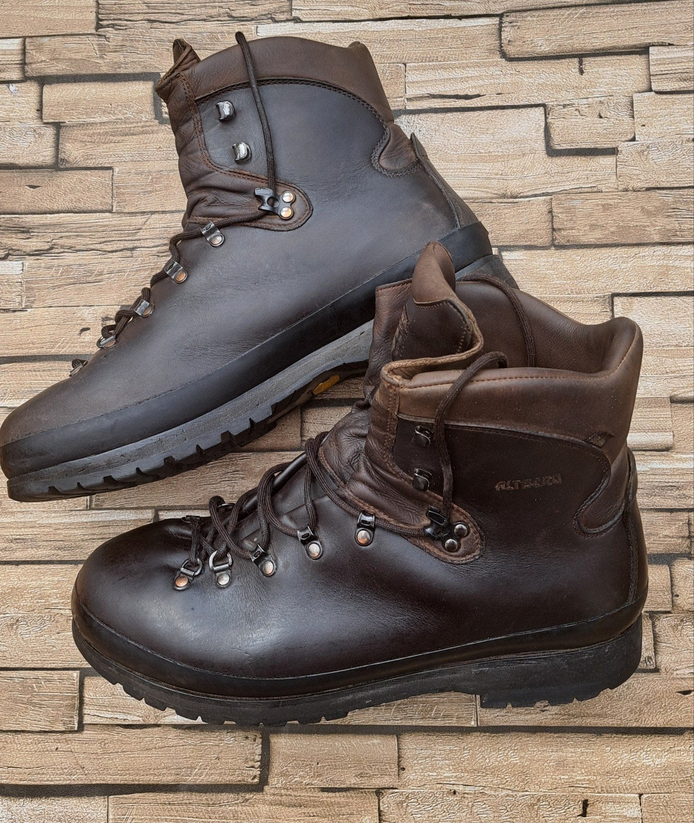 ALT-BERG -  Robuuste Leren Outdoor/Wandelschoenen, Mt 47, Verzenden, ALT-BERG, Zo goed als nieuw, Onbekend