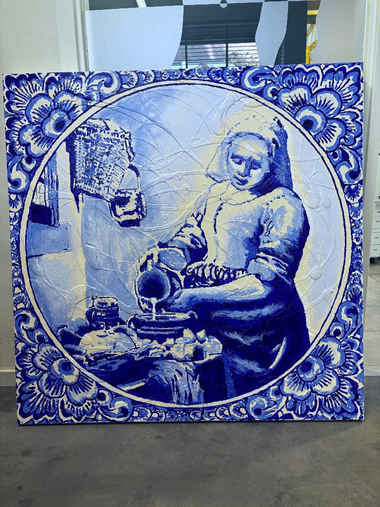 schilderij 'Melkmeisje',  Paski Rokus Art, Ophalen