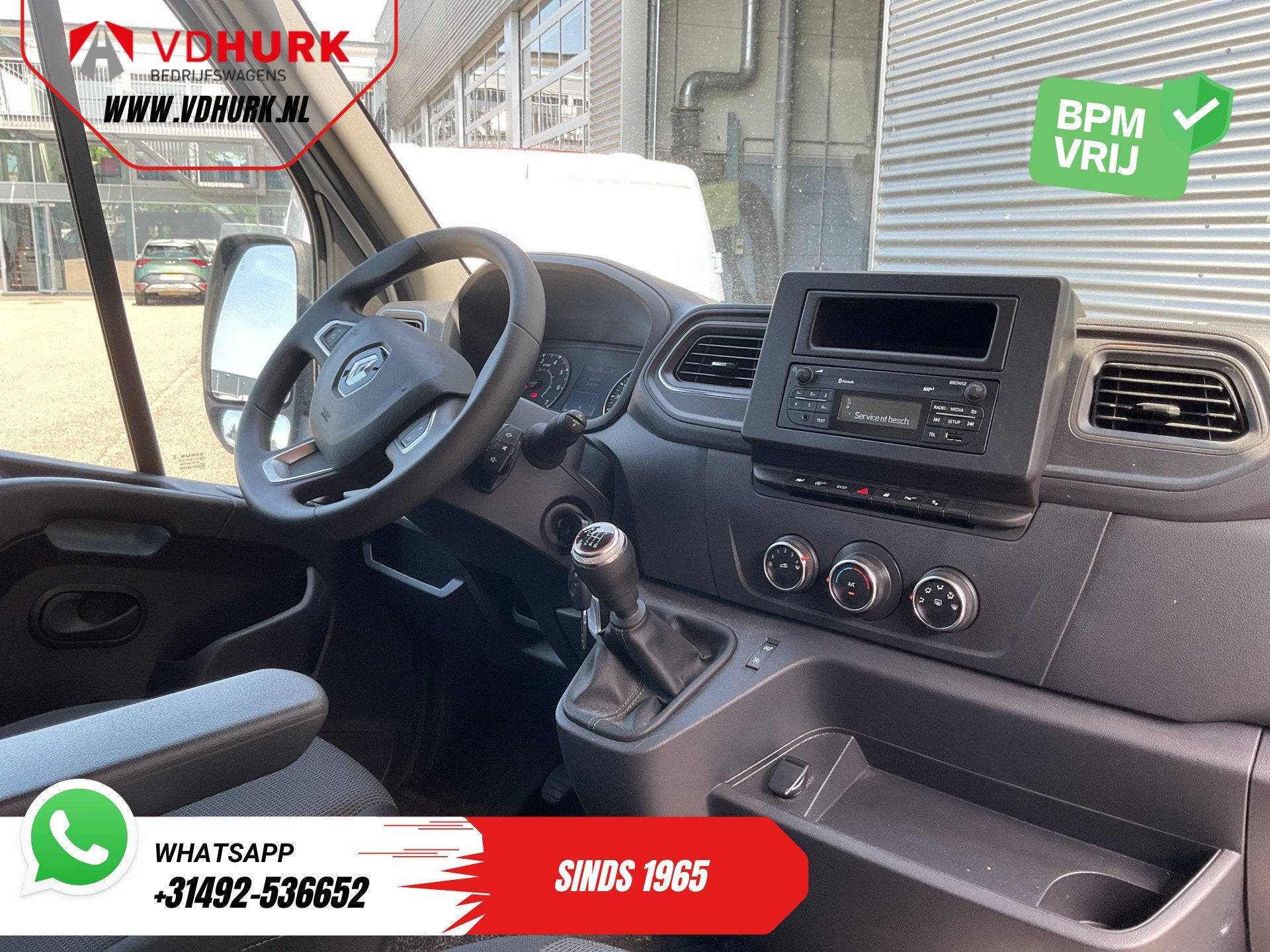 Renault Master 2.3 dCi 150 pk L3H2 NL Auto/ 270GrDeuren/ Cam, Voorwielaandrijving, Stof, Gebruikt, Euro 6