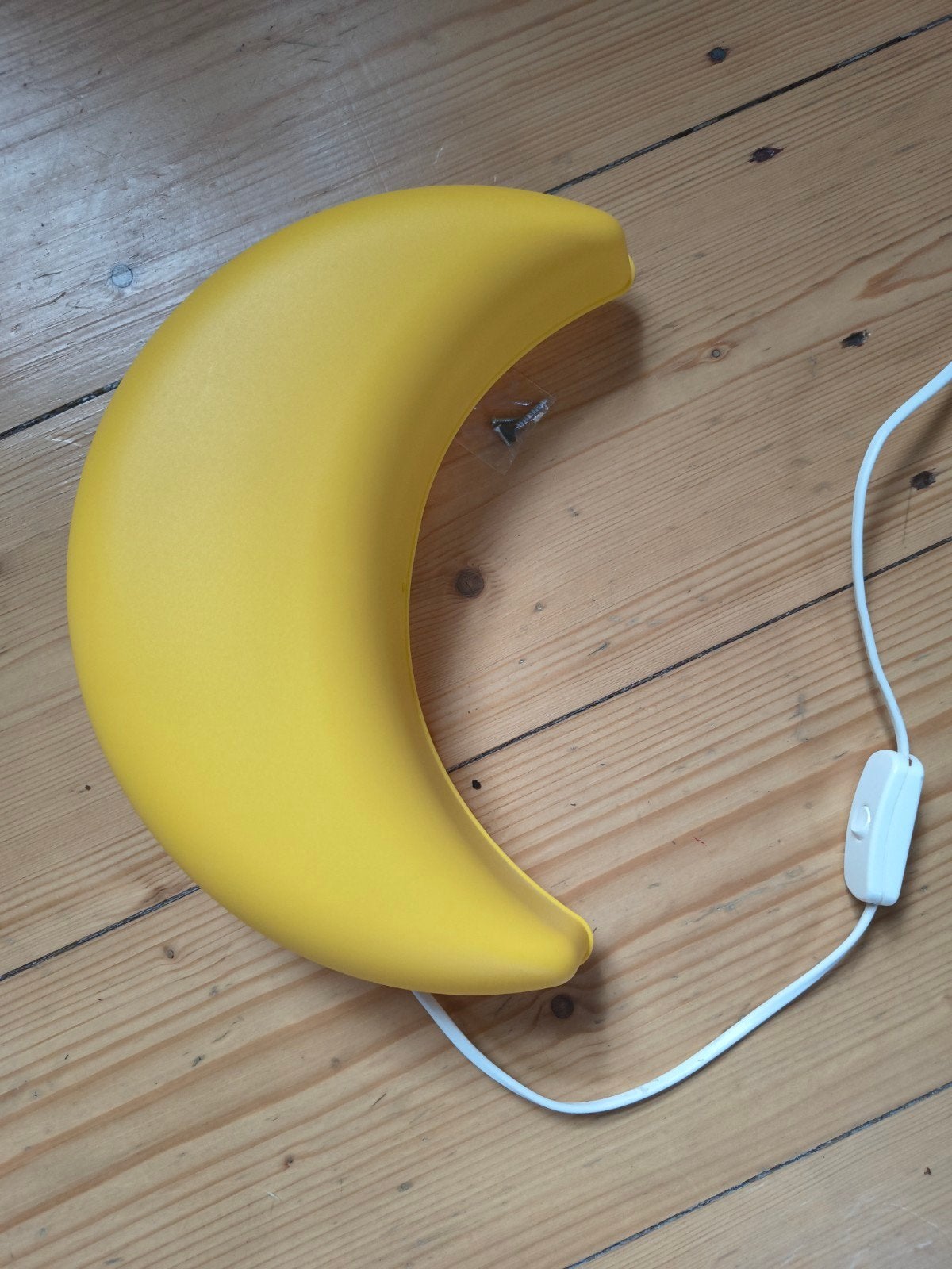 IKEA Maanlamp - Gele Wandlamp voor Kinderkamer, Kinderen en Baby's, Gebruikt, Geel, Ophalen of Verzenden, Ophangbaar