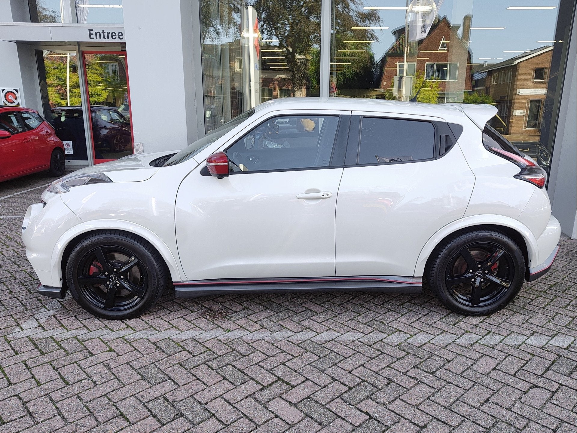 Nissan Juke 1.6 DIG-T 218 PK NISMO RS 360 Camera | Dodehoeks, Auto's, Voorwielaandrijving, 12 maanden, 1618 cc, Gebruikt