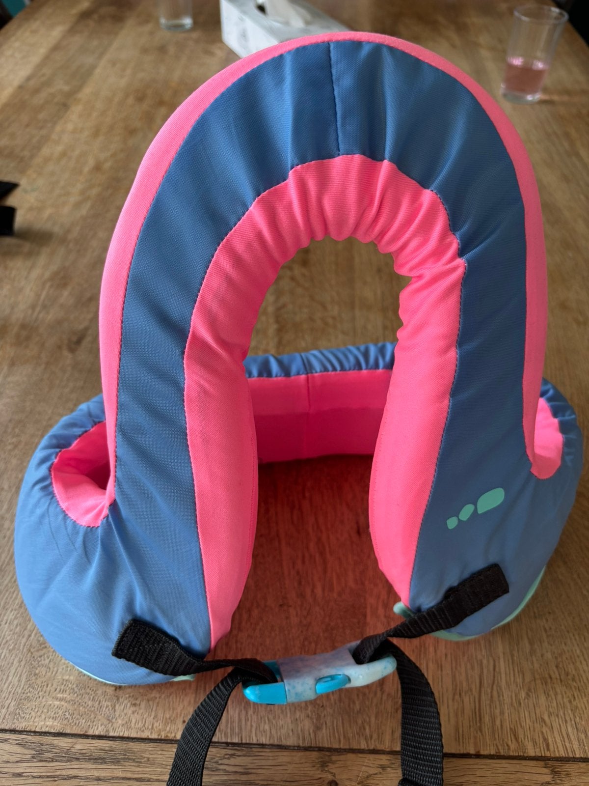Zwemvest nabasiji roze en licht blauw, Overige maten, Ophalen of Verzenden, Zo goed als nieuw, Zwem-accessoire