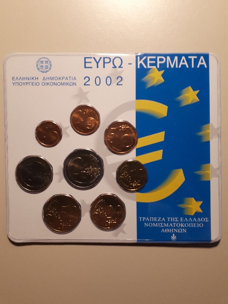 Griekenland 2002: BU-set KNM-versie (blister), Verzenden, Griekenland, Overige waardes