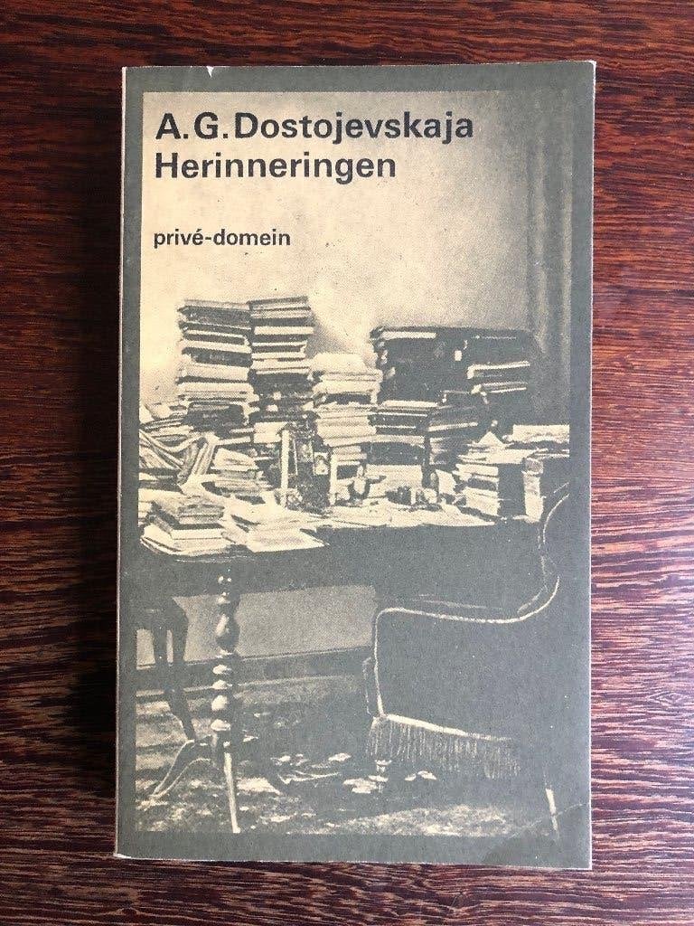 A.G. Dostojevskaja - Herinneringen - Privé - domein 33, Ophalen of Verzenden, Zo goed als nieuw