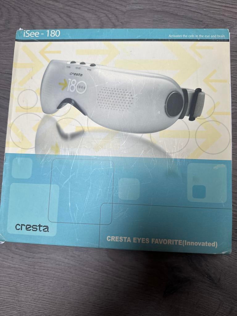 Cresta iSee-180 Oogmassageapparaat - Ontspanning & Verjongin, Sport en Fitness, Gezondheidsproducten en Wellness, Zo goed als nieuw