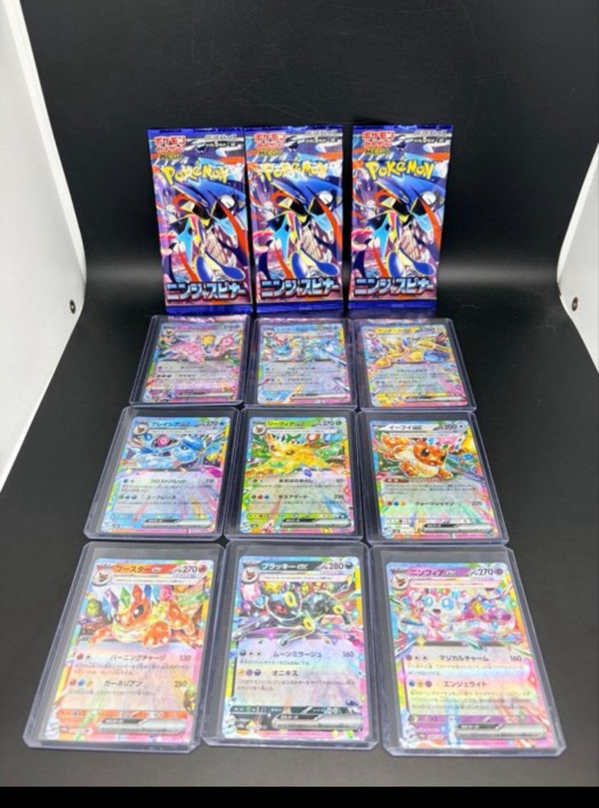 Pokémon kaarten set met boosters en zeldzame kaarten, Ophalen of Verzenden, Zo goed als nieuw, Meerdere kaarten, Foil
