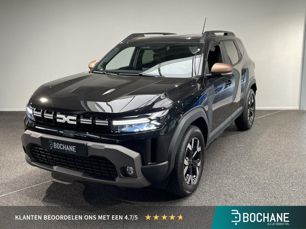 Dacia Duster 1.6 Hybrid 140 Journey | Apple carplay/ Android, Auto's, Dacia, Stof, 4 cilinders, Zwart, Origineel Nederlands