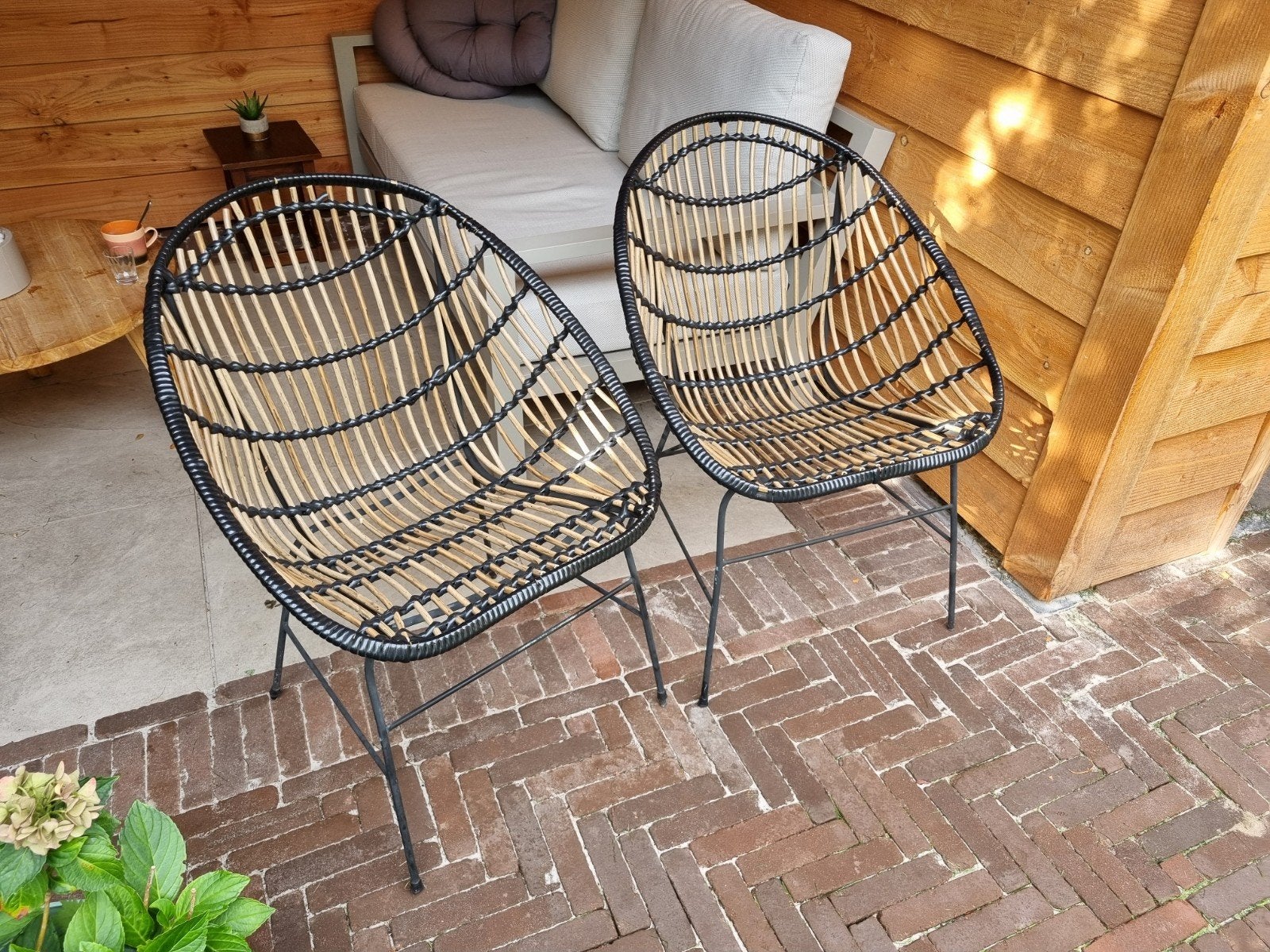 Tuinstoelen 2x, Ophalen, Kunststof
