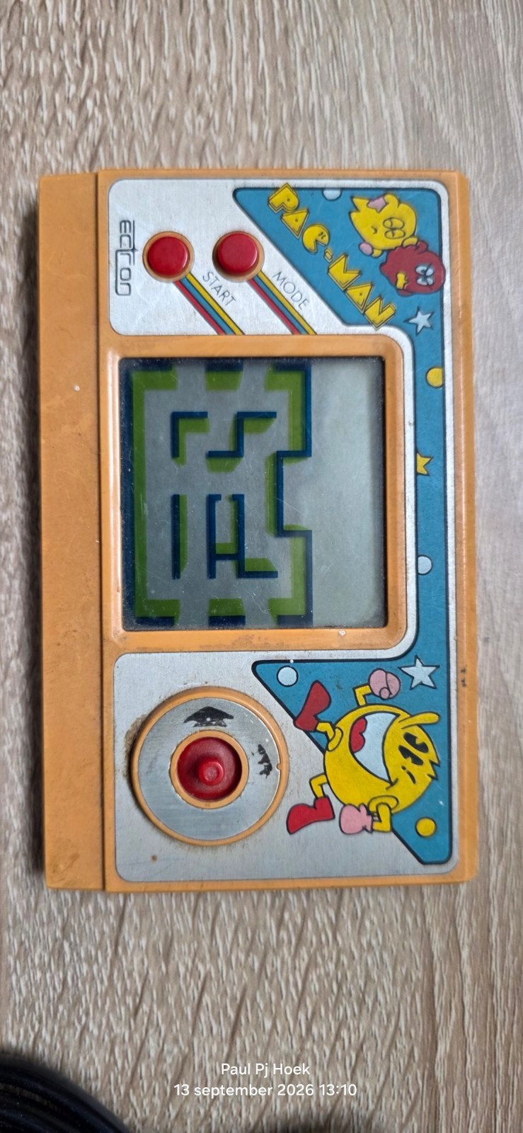 Vintage Ed-Con Pac-Man Handheld Game, Ophalen of Verzenden, Overige merken, Gebruikt