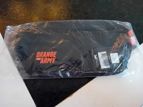 Max Verstappen Orange Army Heuptas, Ophalen of Verzenden, Zo goed als nieuw, Formule 1
