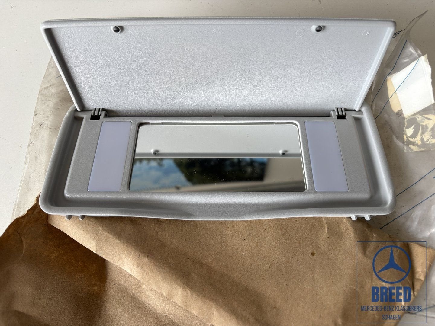 NOS schminkspiegel grijs voor Mercedes-Benz W210 E-Klasse, -, Nieuw, Ophalen of Verzenden, -