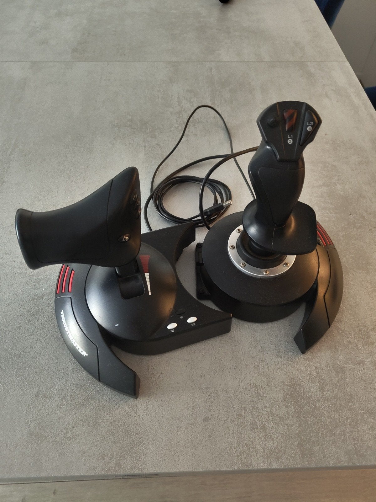 Thrustmaster T-Flight Hotas X Joystick & Throttle (PC/PS3), Computers en Software, Ophalen, Gebruikt, Thrustmaster