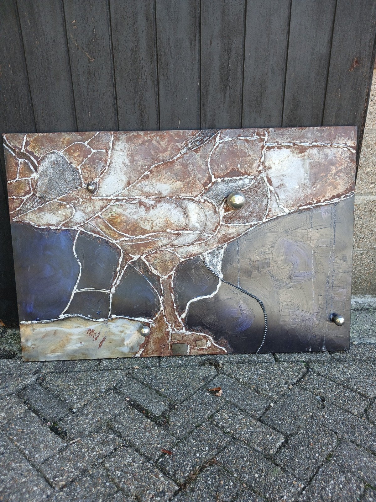 3 d schilderij metaal, Ophalen, Nieuw