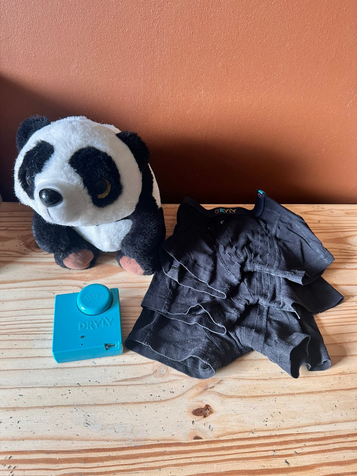 Dryly plaswekker met panda knuffel en sensor, Ophalen of Verzenden, Zo goed als nieuw, Jongen of Meisje, Overige typen