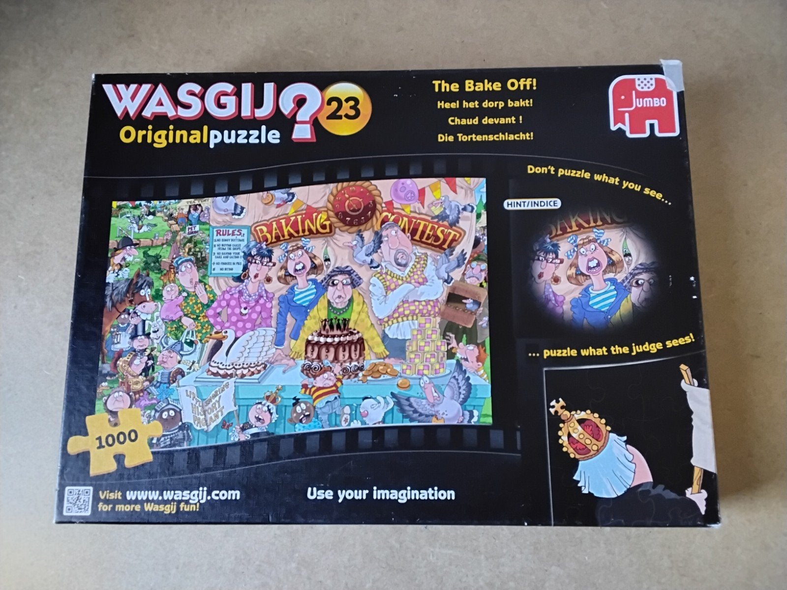 Wasgij puzzel., Ophalen, 500 t/m 1500 stukjes, Zo goed als nieuw