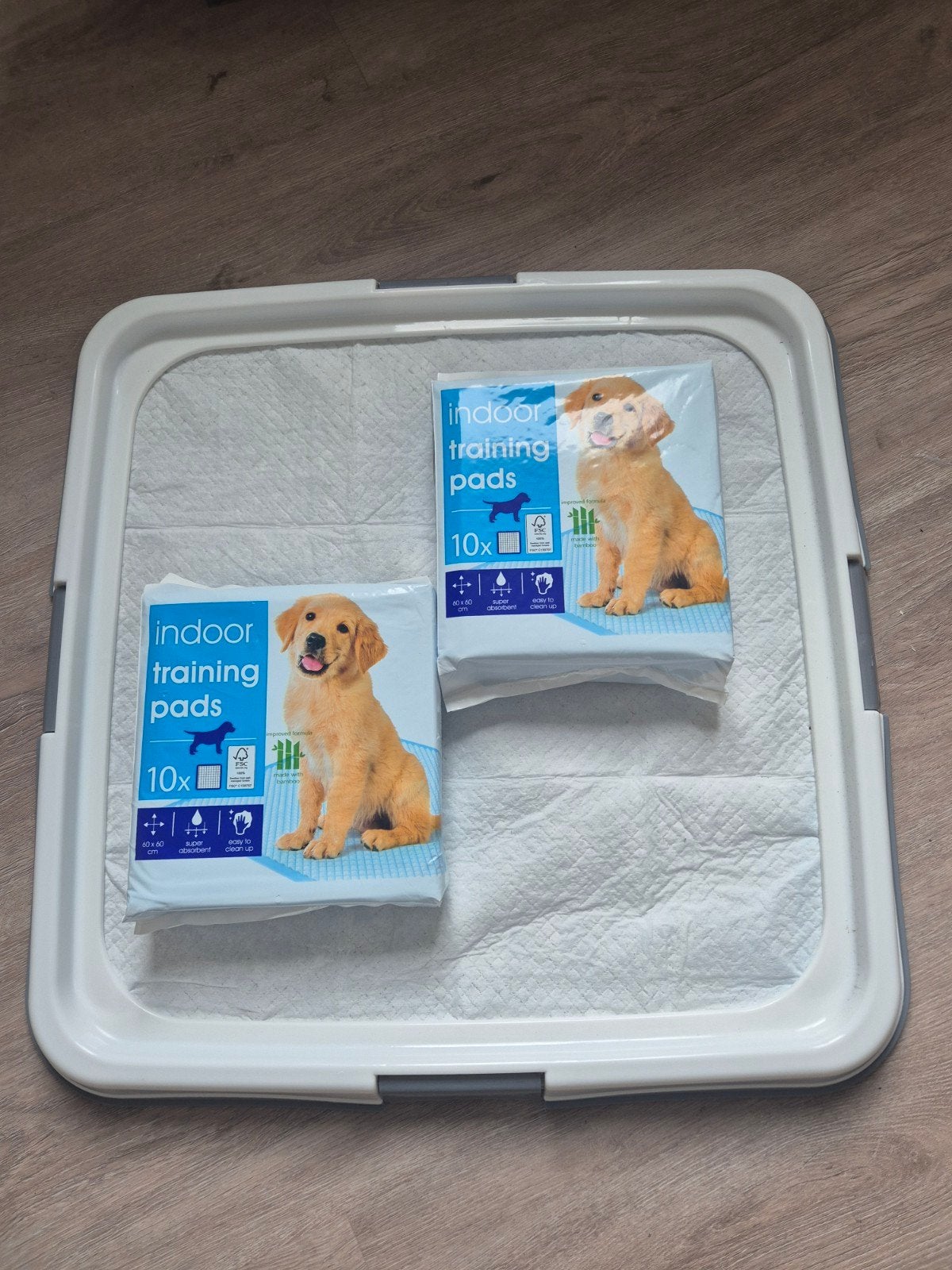 training pad, Ophalen, Zo goed als nieuw