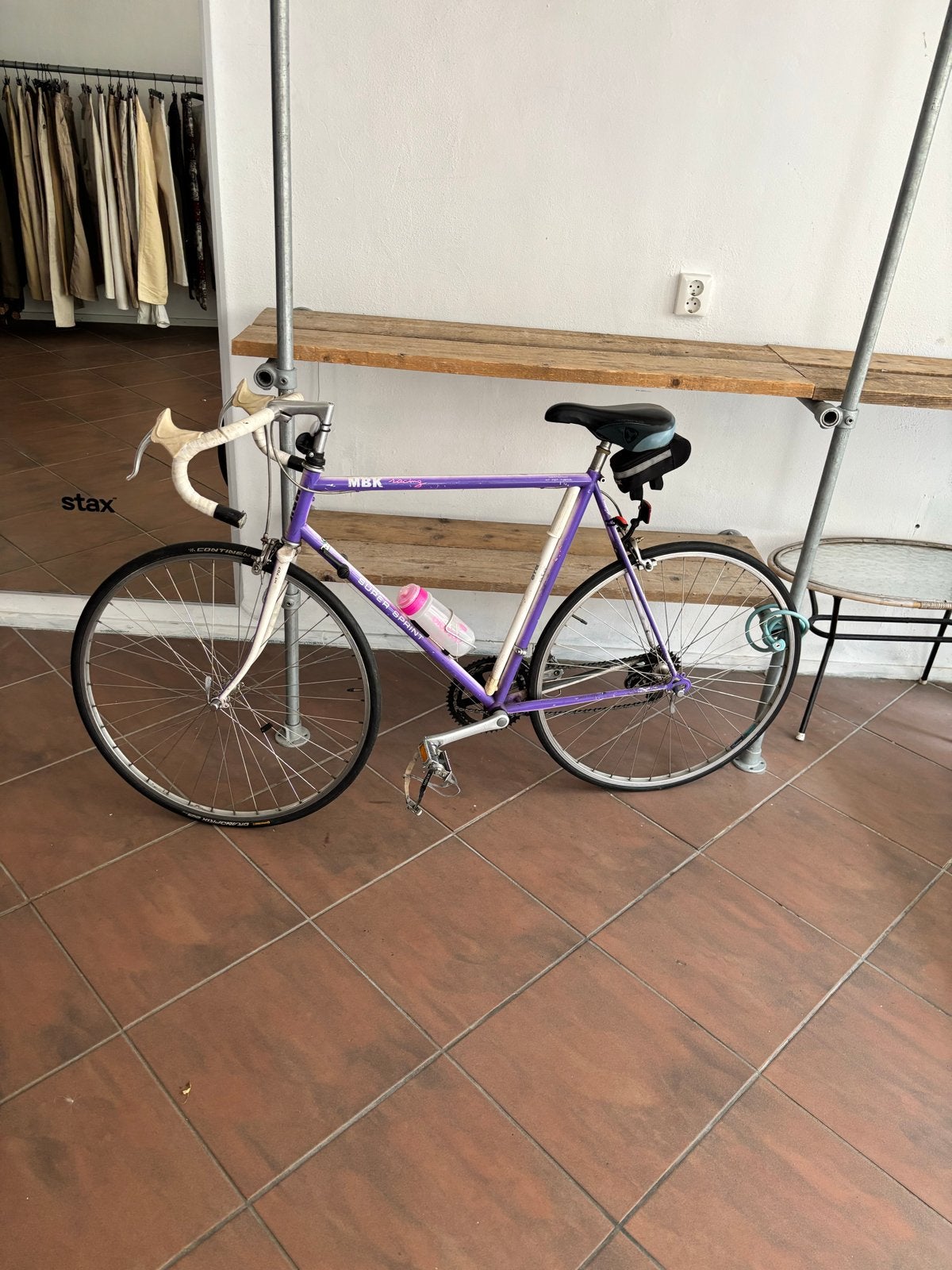 Vintage racefiets - MBK Racing Super Sprint (paars), 28 inch, Gebruikt, 53 tot 57 cm, Ophalen
