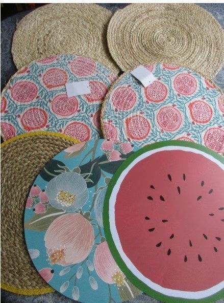 nieuwe placemats verschillend - doorsnee 38 cm -1,00 pstuk, Ophalen of Verzenden, Nieuw
