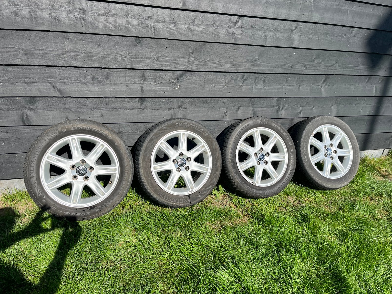 Volvo 16 inch velgen met winterbanden, Ophalen, Gebruikt, 16 inch, Banden en Velgen