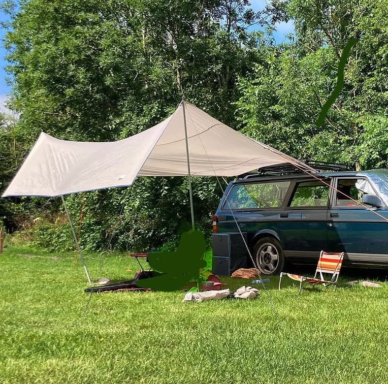 Tarp voor auto / carside tarp  / EuroTrail, Ophalen, Gebruikt