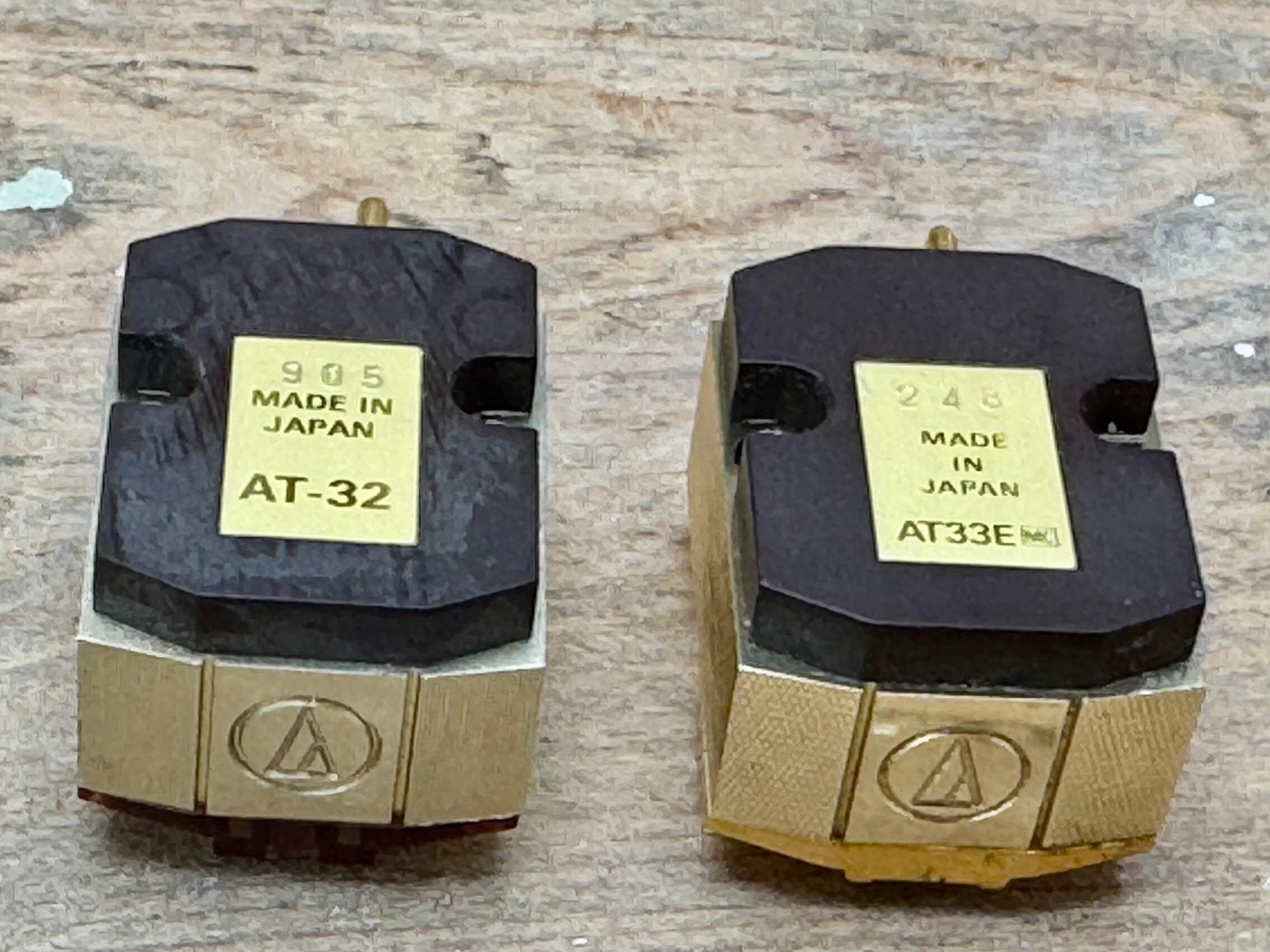 🔴 AUDIO TECHNICA 🔴 AT 33 MC en AT 33E MC 🔴 ELEMENTEN 🔴, Ophalen, Niet werkend, Overige merken