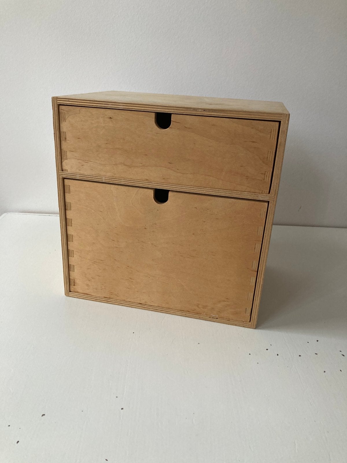 Ladenkastje berkentriplex, Ophalen, Minder dan 50 cm, Gebruikt, 5 laden of meer