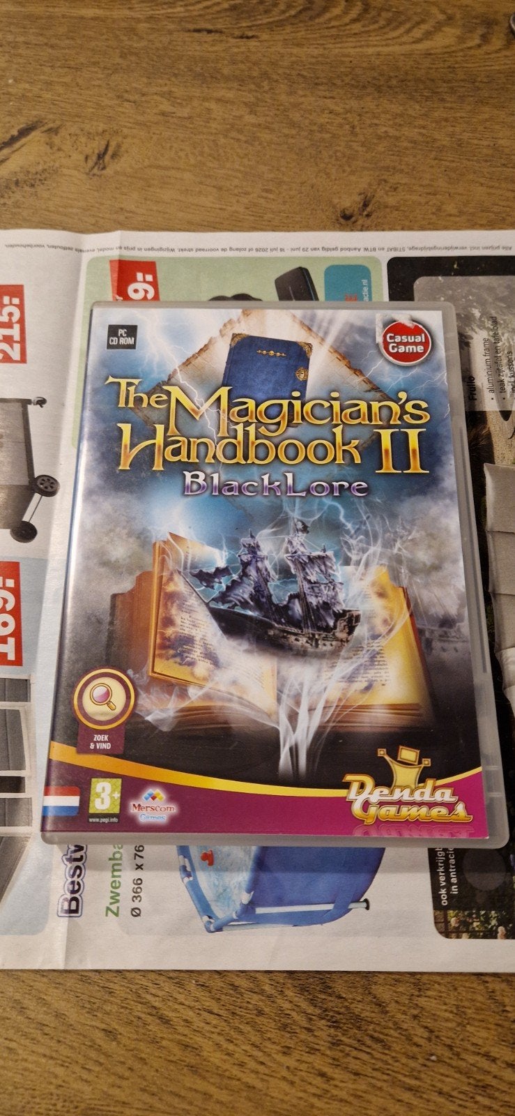 The Magician's Handbook II Blacklore PC CD-ROM, Spelcomputers en Games, Games | Pc, Gebruikt, Puzzel en Educatief, 1 speler, Vanaf 3 jaar