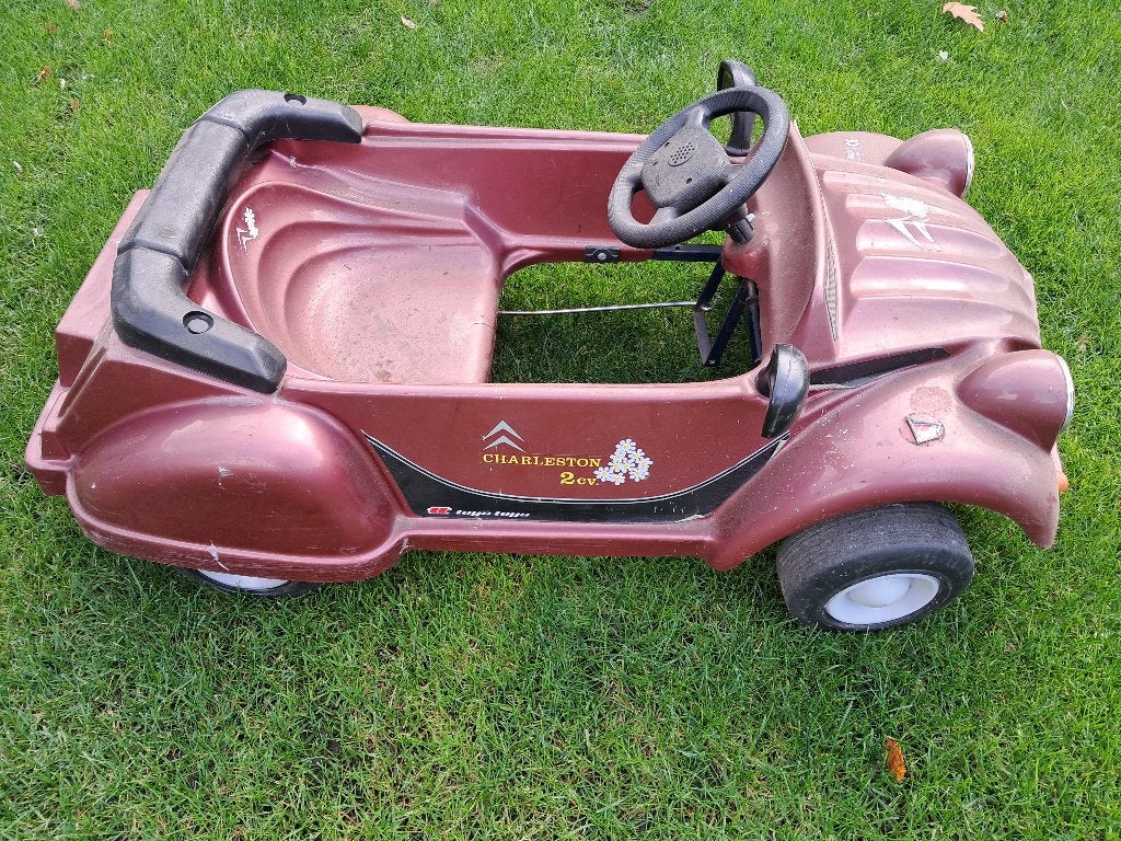 Antieke Citroën Trapauto, Ophalen