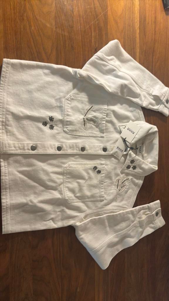 nieuw wit jeans jasje M Anna van Toor, Ophalen of Verzenden, Zo goed als nieuw, Wit