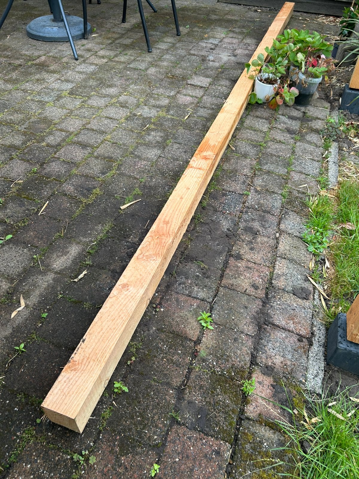 Douglas tuinpaal, Ophalen, Nieuw, 250 cm of meer, Palen