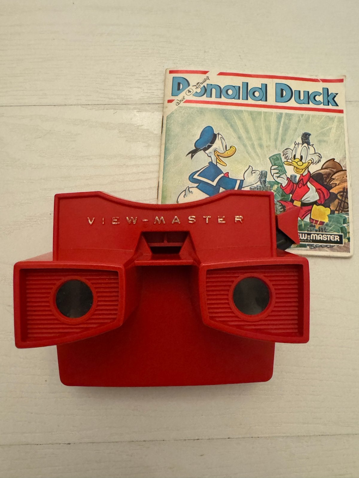 Vintage Viewmaster met complete Gaf Donald Duck serie, Ophalen of Verzenden