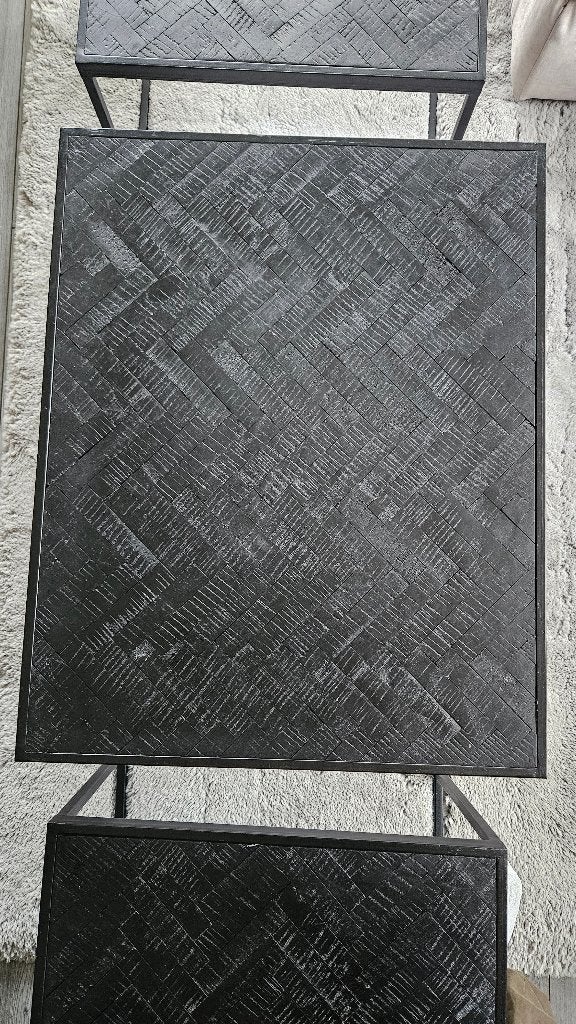 Salontafel set van 3., Ophalen, Overige materialen, Gebruikt, 50 tot 100 cm