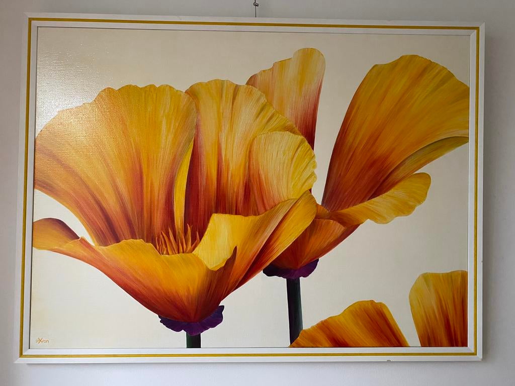 Prachtig olieverf schilderij 'Slaapmutsjes' Yvonne Poelstra, Ophalen