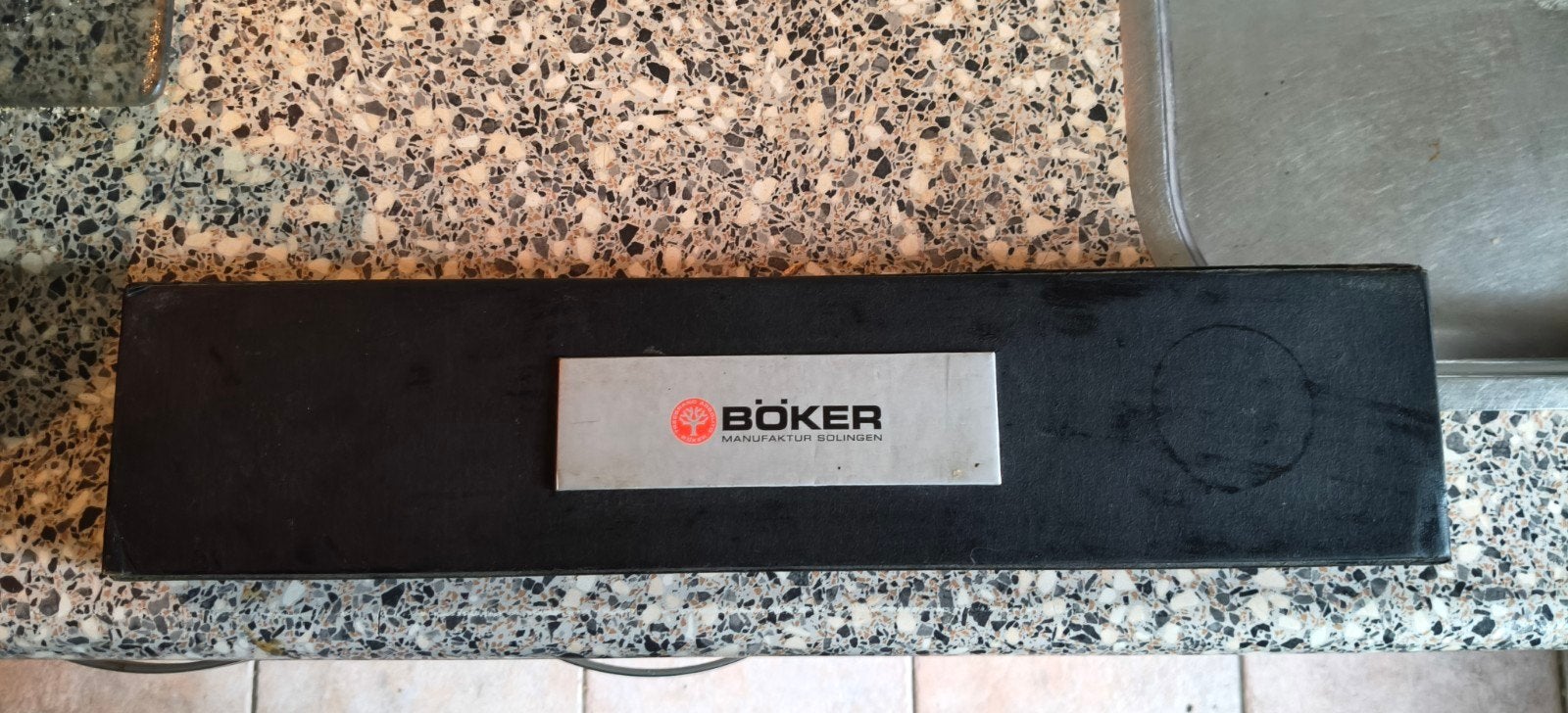 Böker Damast Olijf Chefmes - Nieuw in Doos, Ophalen of Verzenden