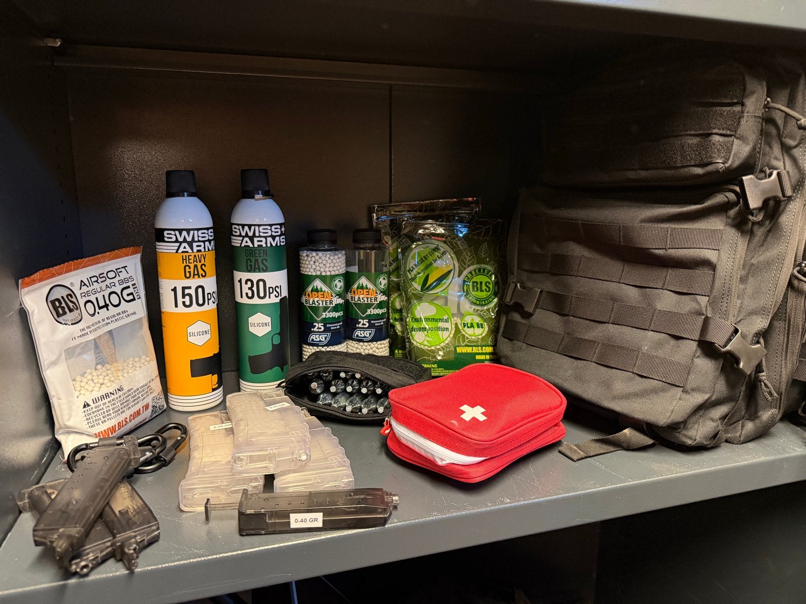 Diverse Airsoft benodigdheden: BB's, gas, speedloaders, rugz, Verzenden, Zo goed als nieuw