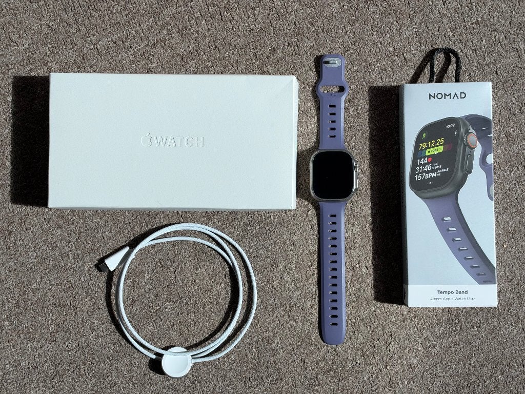 Apple Watch Ultra 2 + Nomad Tempo Band, Gebruikt, Apple Watch ⌚️, IOS, Ophalen of Verzenden