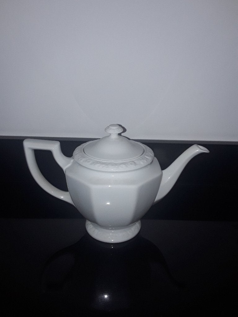 Rosenthal Maria weiss witte theepot, Overige merken, Verzenden, Zo goed als nieuw, Porselein