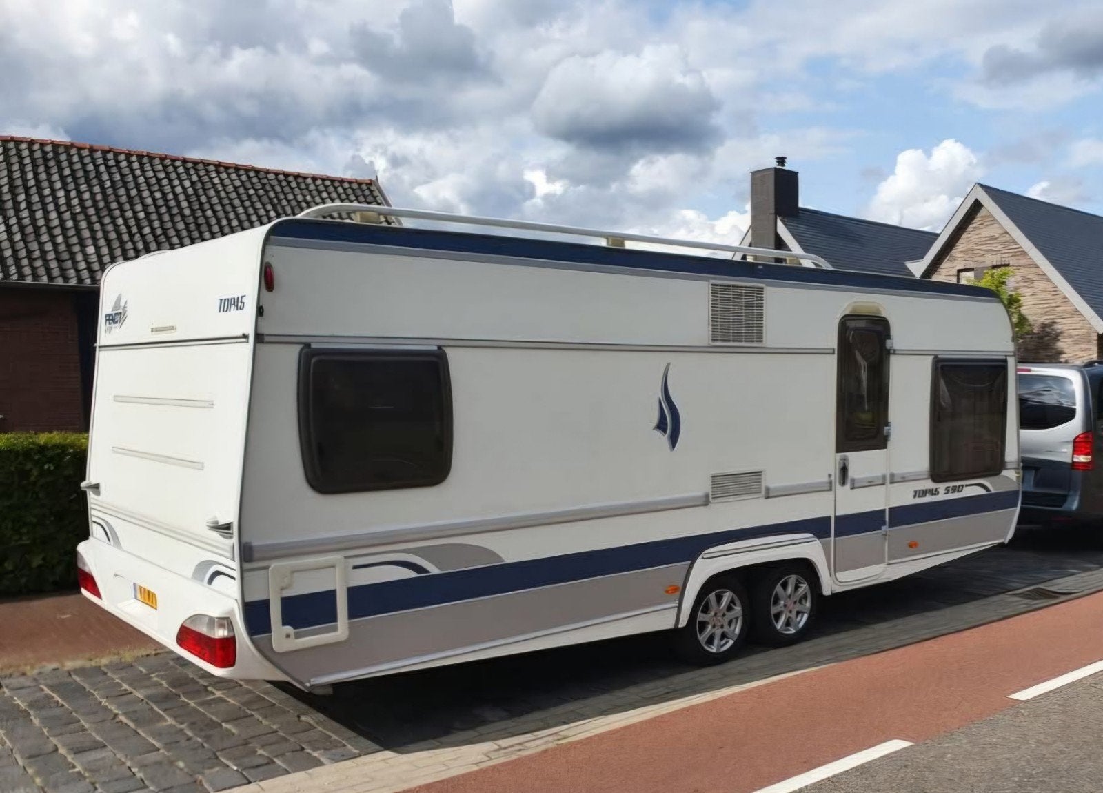 Fendt Topas 590 uit 2008 met nieuw luifel, Caravans en Kamperen, Rondzit, Bedrijf, Fendt, Luifel