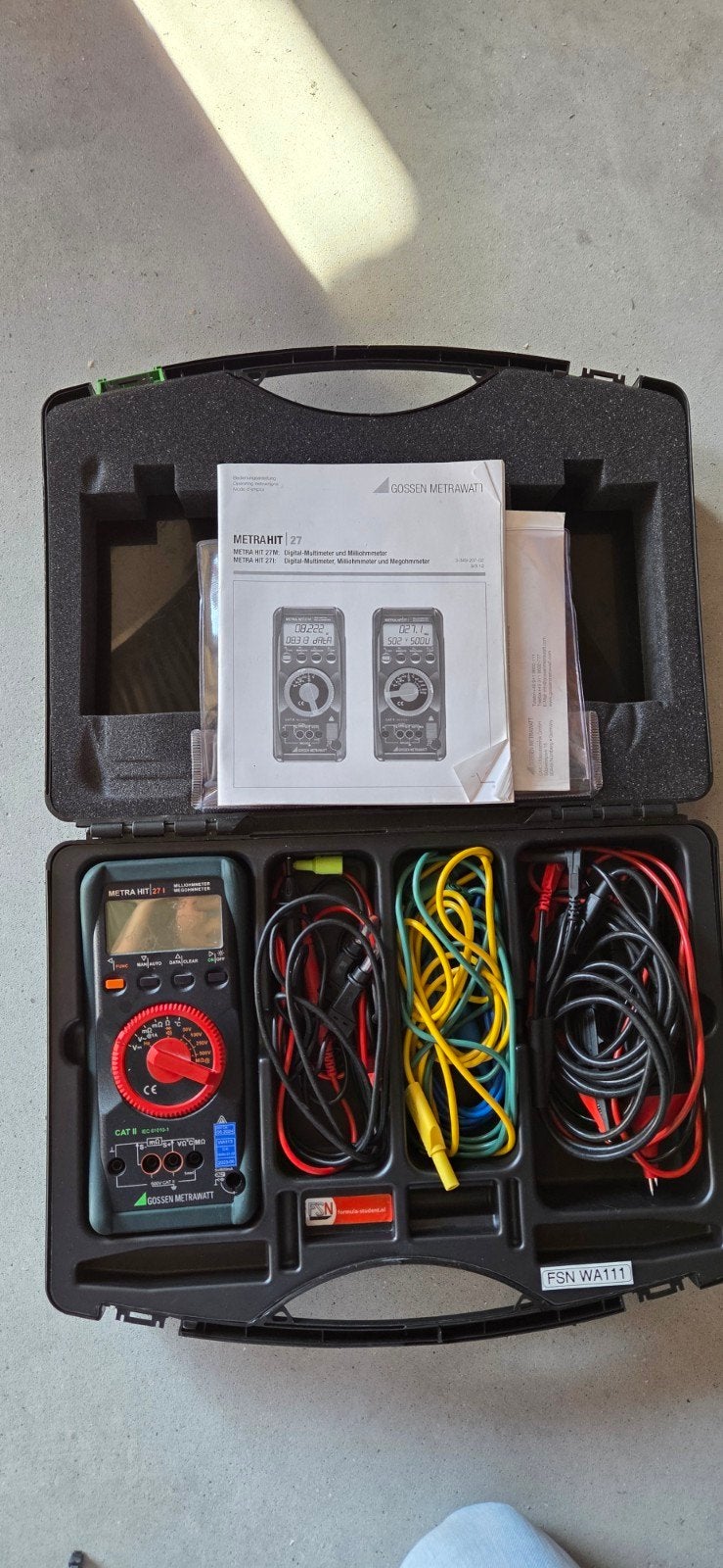 5x Gossen Metrawatt Metrahit 27I M227B Multimeter Set, Ophalen of Verzenden, Zo goed als nieuw, Multimeter