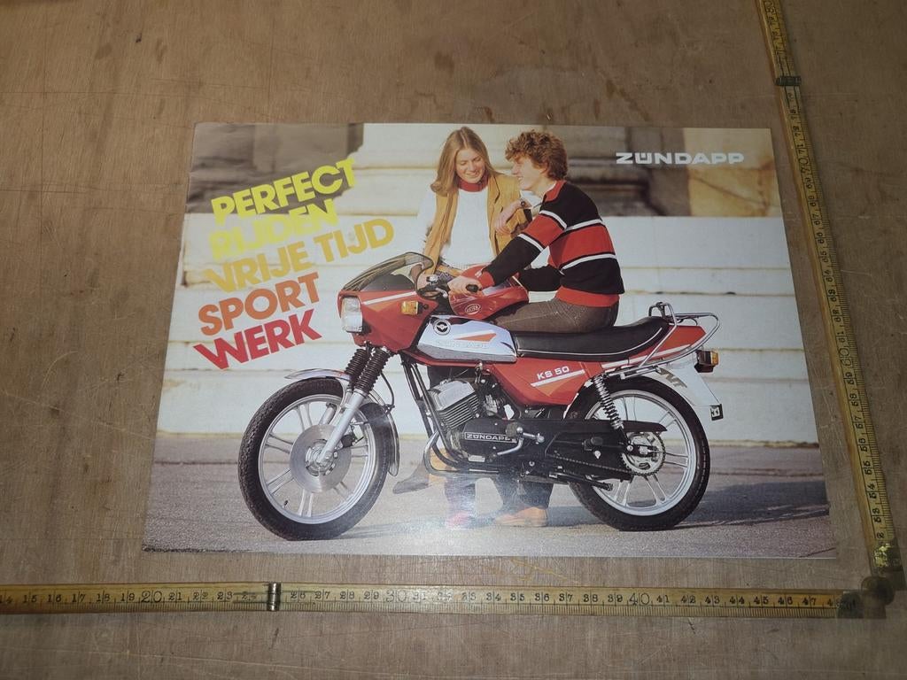 Folder Zündapp, Ophalen of Verzenden, Gebruikt