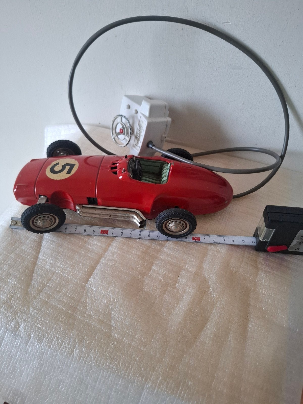 Blikken JNF Mercedes Racewagen in de weinig voorkomende, Antiek en Kunst, Ophalen of Verzenden