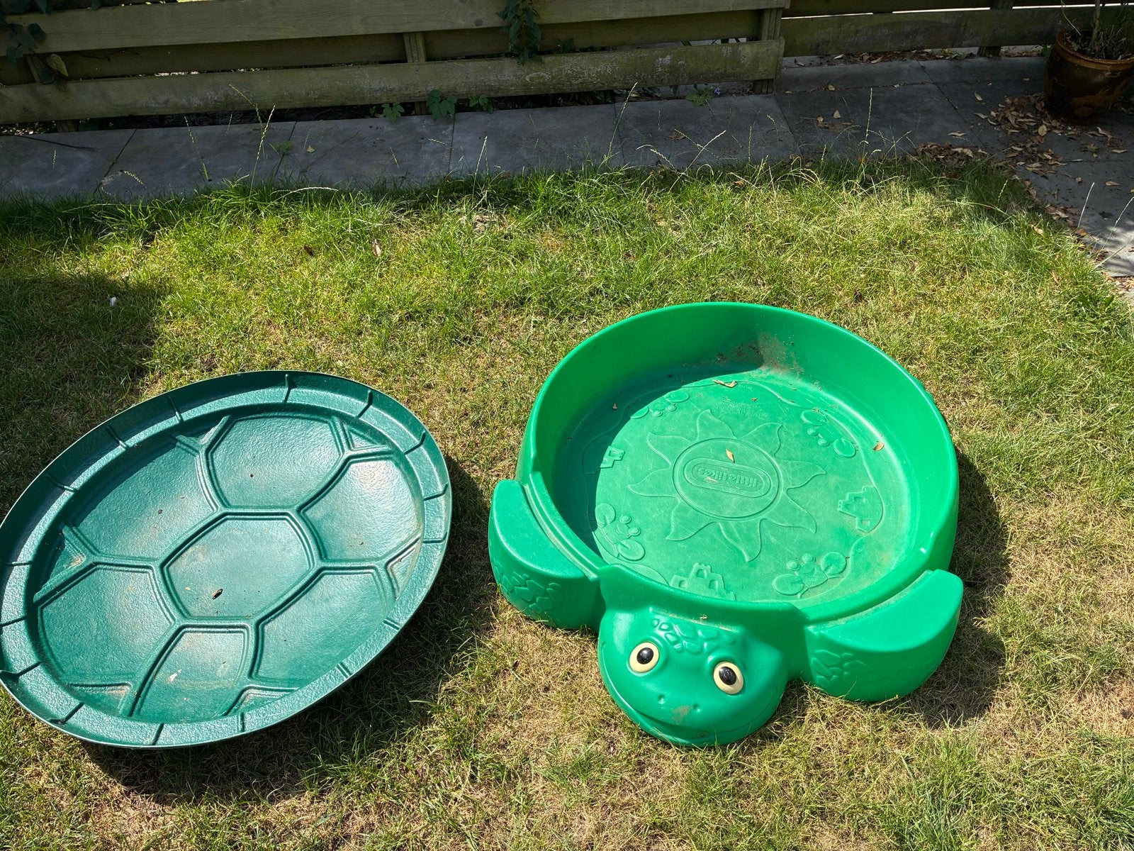 Schildpad zandbak met deksel, Kinderen en Baby's, Ophalen, Gebruikt