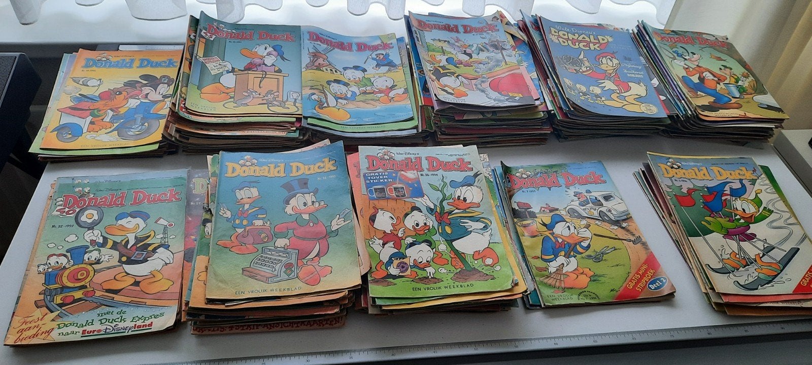 Grote collectie Donald Duck stripboeken, incl. herdruk 1952, Meerdere stripboeken, Ophalen, Gelezen, Walt Disney