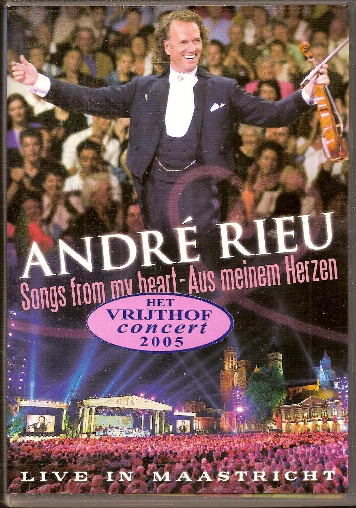 Andre Rieu - Songs from the heart, het vrijhof concert 2005, Alle leeftijden, Ophalen of Verzenden, Nieuw in verpakking