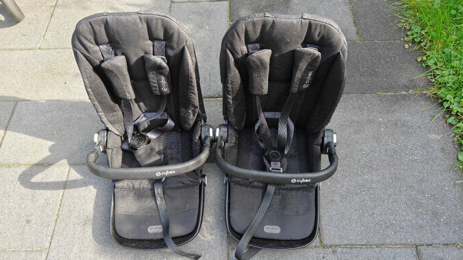 Foto 3 van Cybex Gazelle S Duo kinderwagen compleet – Moon Black