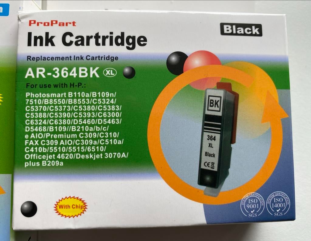 Nieuwe ProPart AR-364XL Cartridges (Zwart, Cyaan, Magenta, G, Ophalen of Verzenden, Nieuw, Cartridge