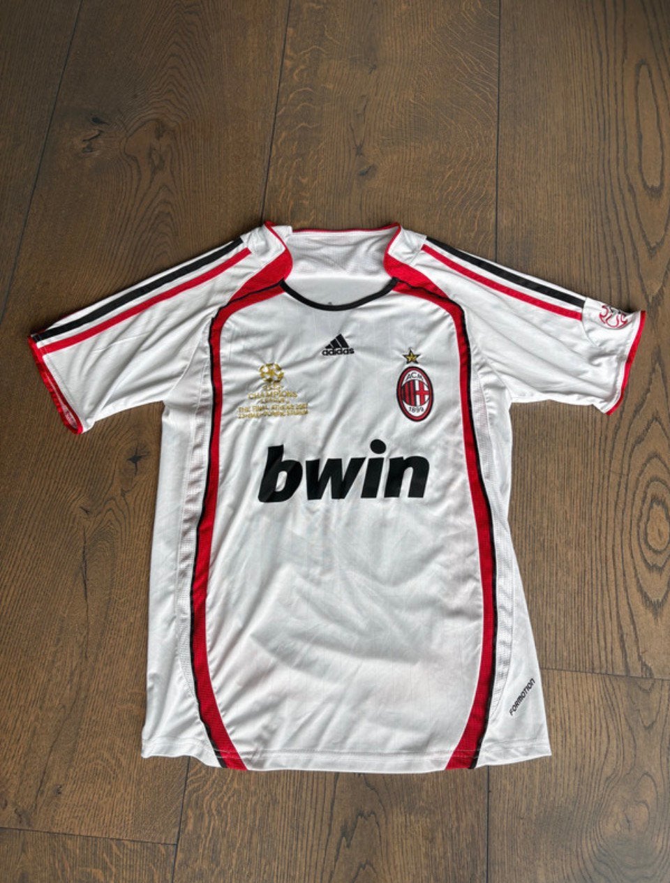 AC Milan 07/08 CL Finale KAKA’ #22, Maat S, Verzenden, Zo goed als nieuw, Shirt