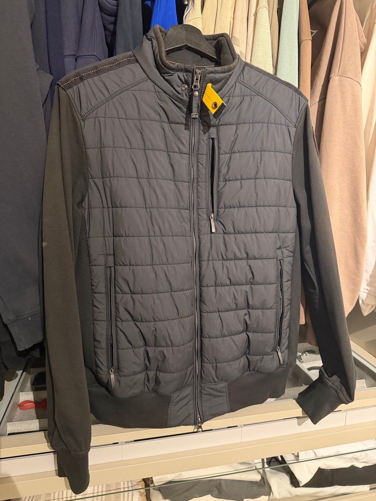 Parajumper Fleece & Puffer Jas Maat M, Ophalen, Zo goed als nieuw, Maat 48/50 (M), Zwart